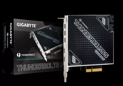 gigabyte thunderbolt pcie thunderbolt 5 asus aib add-in boards add-on usb